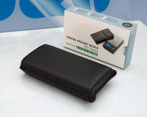 G & g PC Custodia bilancia & calcolatrice (2 in 1) bilancia digitale/bilancia per oro, per monete, 200 x 0,01 g