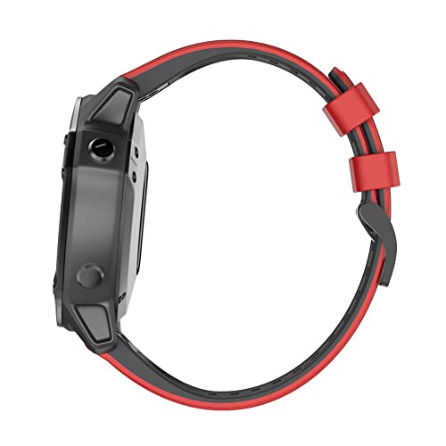 Bracelet silicone Garmin Fenix 7X 6X Pro 5X 26mm 22mm Quick Release - 5