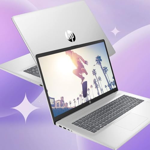 Image of HP Essential Laptop, 17.3 inch FHD Display, Intel Core i5-1334U, 16GB RAM, 512GB PCIe M.2 SSD, Wi-Fi 6, Webcam, Backlit Keyboard, Windows 11 Home, Silver