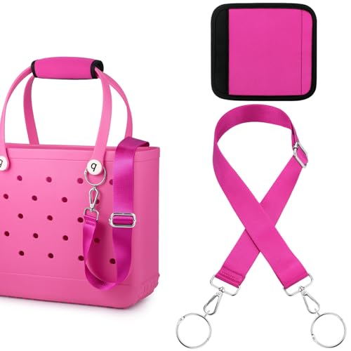 Image of OUTXE Strap Wrap for Bogg Bag, Adjustable Shoulder Crossbody Strap, Neoprene Handle Wrap Protector, Bogg Bag Accessories
