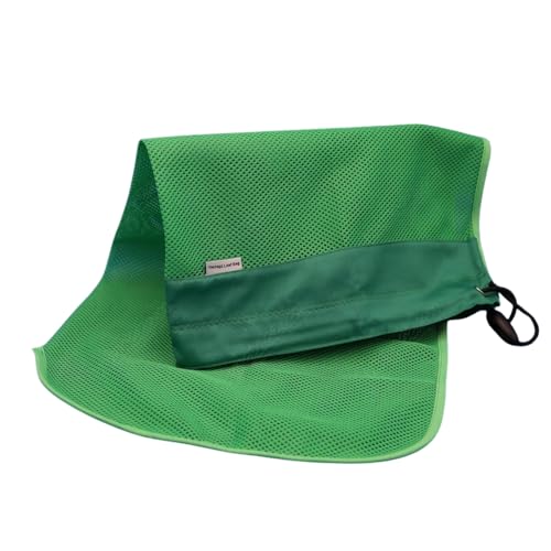 Vacbagz Swimming Pool Vacuum Bag 3MM Heavy Duty Leaf Debris Bag Green | Compatible with Hammerhead, The Bottom Feeder, Riptide, and Power Vac & More! (15" W x 30" L, 3MM Large Leaf Bag)