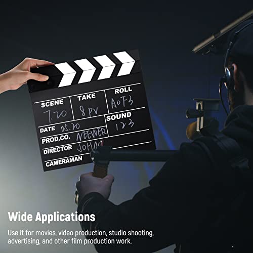Neewer 30 cm x 27 cm Placa de madeira para o filme do diretor de filme de filme de diretor de madeir