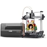 Kobra 3 V2 Combo 3D Printer, Smart Multicolor Printing Up to 600mm/s Print Speed, Active Filament Drying Enhanced Auto-Leveling for Higher Success Rates, 10.0'' x 10.0'' x 10.2''