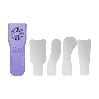 Fog-Free Dental Photographic Mirror, YOUYA DENTAL Dental Occlusal Mirrors Double Sided Reflector Occlusal Intraoral Mouth Mirrors Oral Inspection Kits with 4 Plated Glass Reflectors Purple