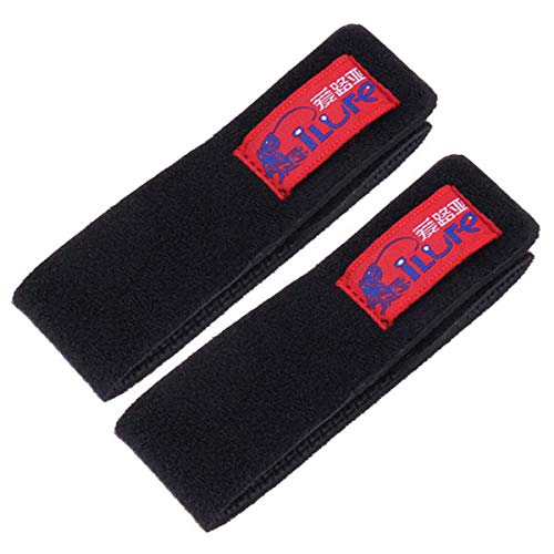 WnewTools 2Pcs Fishing Rod Wraps Belt Bands Straps Ties Holder