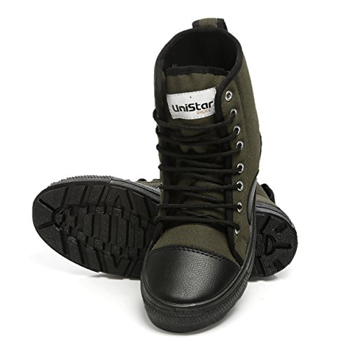 Image of Unistar High Ankle Trekking Ridding Men's Boots | Anti Skid Sole with Mild Waterproof Protection