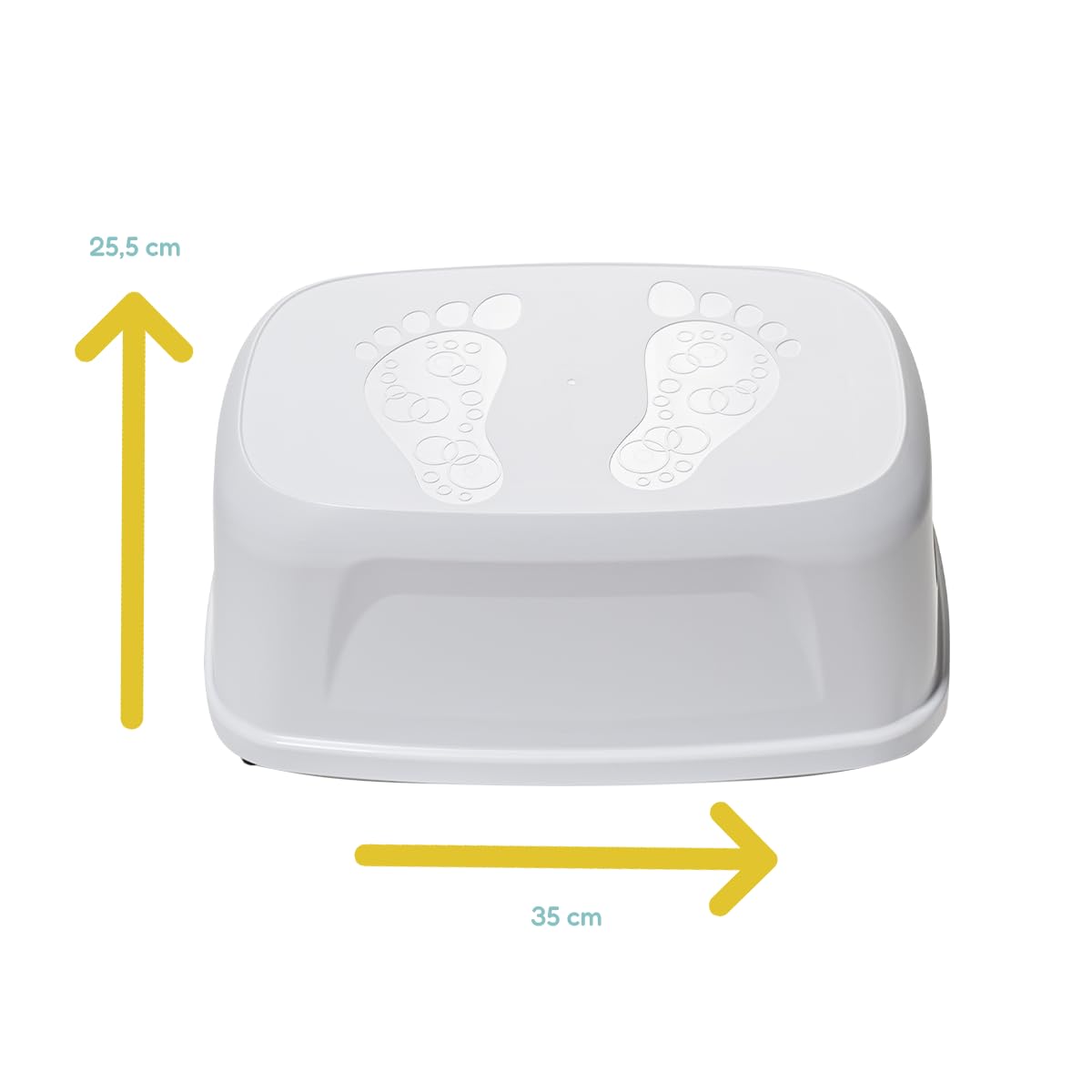 Set WC per bambini - Vasetto per bambini + Riduttore WC per bambini + Pedana - Resistente agli schizzi confortevole antiscivolo - Imparare la pulizia (bianco)