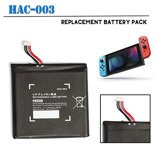 Hdcku Hac-003 Battery Replacement Kit For Nintendo Switch 2017 Game Console Hac-001 Internal Battery Repair Tool Kit #TOP1
