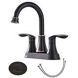 Friho Lead-Free Modern Commercial Two Handle Oil Rubbed Bronze Bathroom Faucet,Bathroom Vanity Sink...