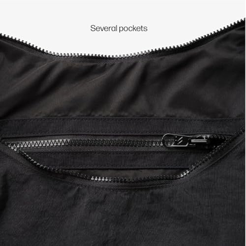 Image of Thread Wallets Slouchy Shoulder Bag for Women - Crescent Sling Purse, Unstructured & Foldable