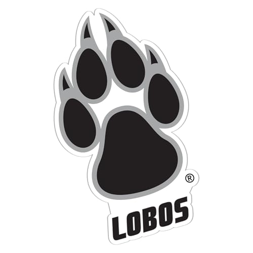 Autocollant vinyle ordinateur portable UNM Lobos NCAA pour fans