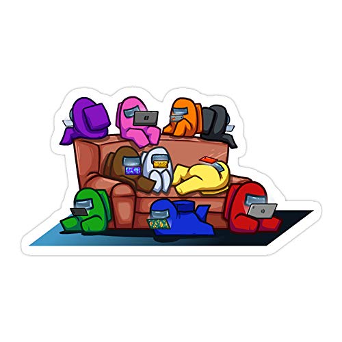 msgolbi 3 PCS Stickers Game | Among US Sticker Waterproof Vinyl Stickers for Laptop Phone Skateboard Water Bottles Bicycle Decal