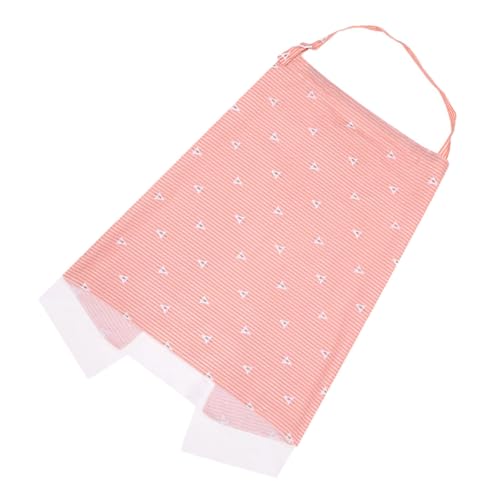 POPETPOP Toalla de Lactancia para Mamá de Algodón Rosa Malla, Cobertura Multifuncional para Lactancia Materna y Protección Exterior para Bebés