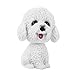 Décoration de tableau de bord de voiture, décorer, ornements tremblants de poupée, simulation de la figurine de chien de peluche tremblant tête de chien décor de chien jouet bobble-tête pour la voitur
