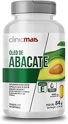 Óleo de Abacate Clinic Mais 60 Cápsulas 1000mg 84g
