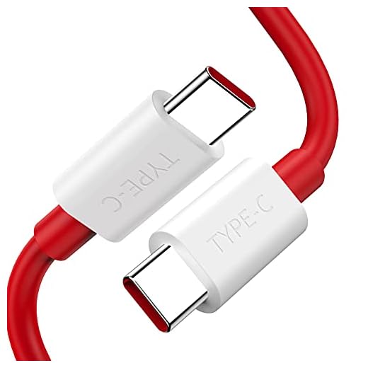 ACOCOBUY OnePlus 8T kabel varp laddning 65 W typ C till typ C OnePlus varp laddningskabel USB C till USB C-kabel snabbladdning 2 m kompatibel med Samsung S21/S20 FE/S20/Note 20 Ultra, Google Pixel 5