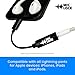Mic-Lock Lightning with Sound Pass - Audio and Data Security Privacy Protector - Lightning to 3.5mm Headphone Adapter (Single Pack)