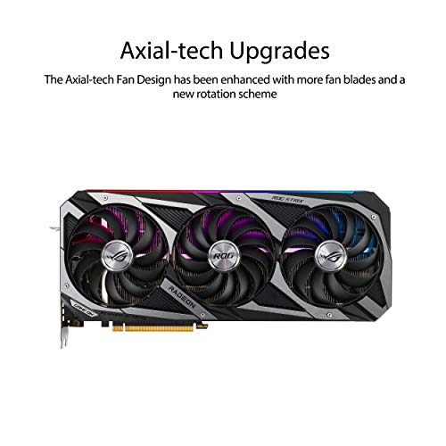 Image of ASUS ROG Strix AMD Radeon RX 6700 XT OC Edition Gaming Graphics Card AMD RDNA 2, PCIe 4.0, 12GB GDDR6, HDMI 2.1, DisplayPort 1.4a, Axial-tech Fan Design, 2.9-Slot, Super Alloy Power II, GPU Tweak II