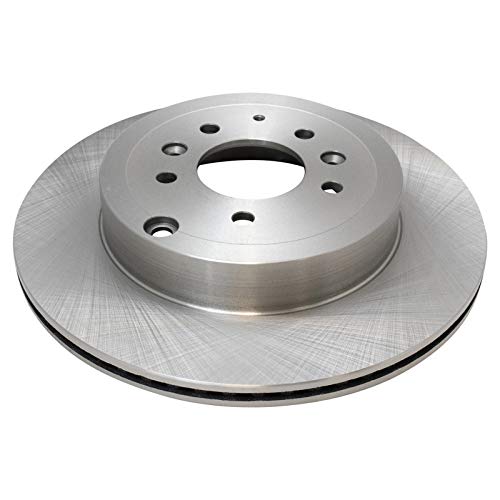 Image of TRQ Rear Brake Pad and Rotor Set Semi Metallic Vented Rotors | For 2007-2015 Mazda CX-9