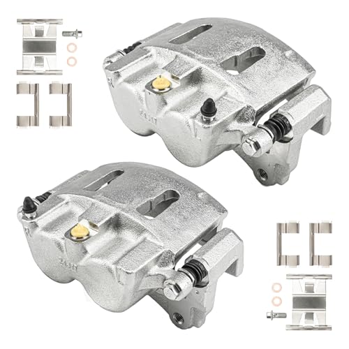 Image of PHILTOP Front Brake Caliper Compatible with 1995-2002 Ranger, 1995-2001 Explorer, 1997-2001 Mountaineer, 1995-2002 B3000, 1998-2001 B2500, 1995-2002 B4000, 1995-2002 B2300, 18-B4607, 18-B4606
