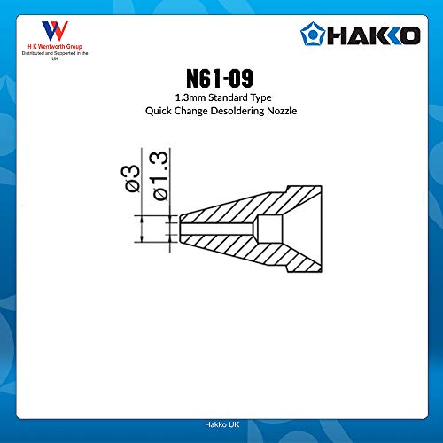 Buse à dessouder N61-09 1,3 mm solution aspiration étain faible - 6