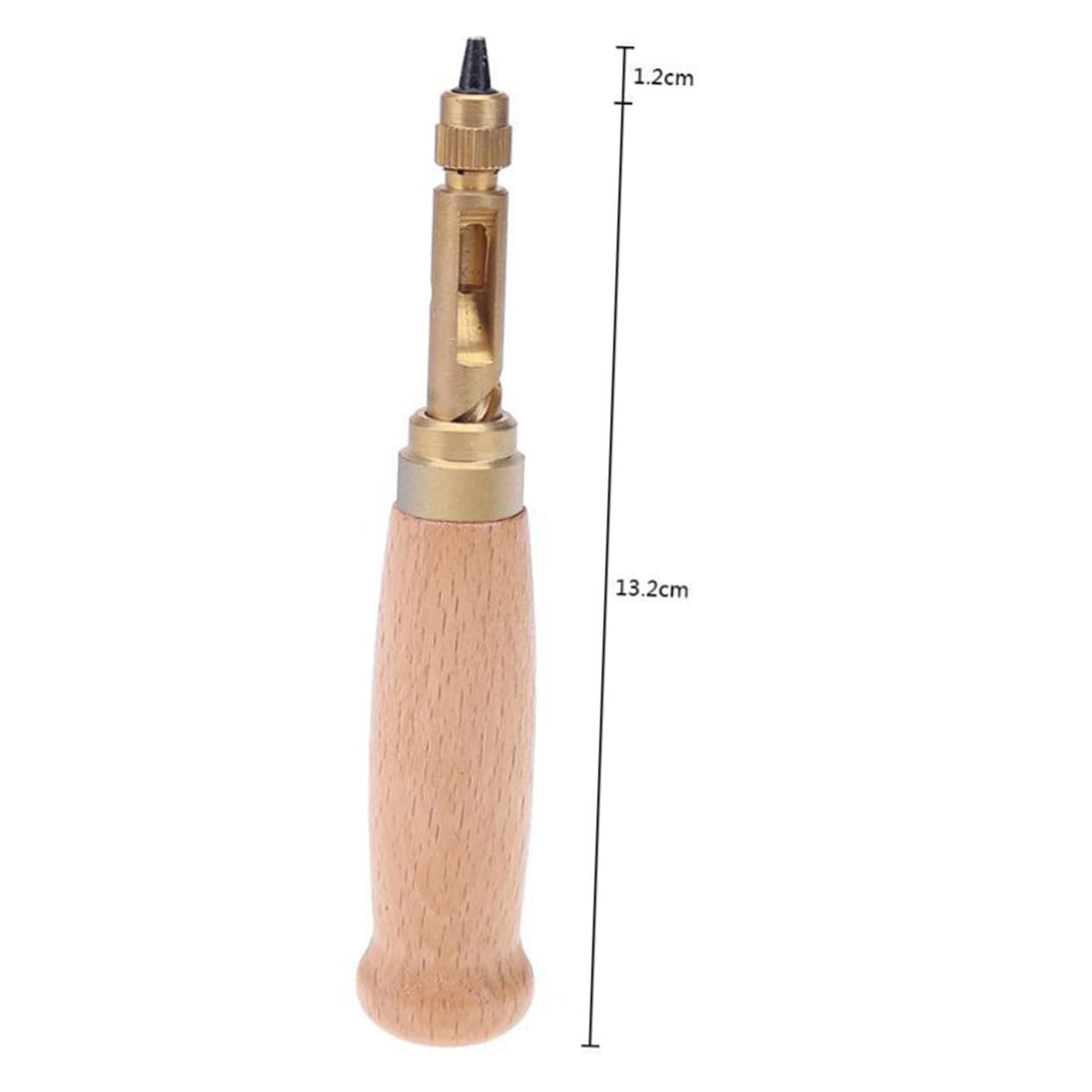 3 Piezas Herramienta Perforadora de Cinturones Automática Silenciosa con Cabezales Intercambiables para Cuero y Manualidades DIY Resistente Aleación