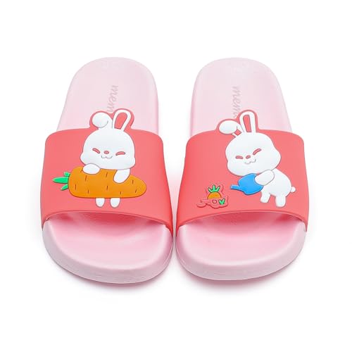 Image of MEMON Toddler Little Kids Dinosaur Beach /Pool /Shower Slides /Anti-Skid Home Bath Slippers /Cute Summer Outdoor Shoes for Girls and Boys