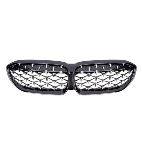 Grille de pare-chocs avant style diamants pour remplacer une calandre rayée de BMW