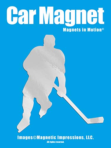 Ice Hockey Player Male Car Magnet