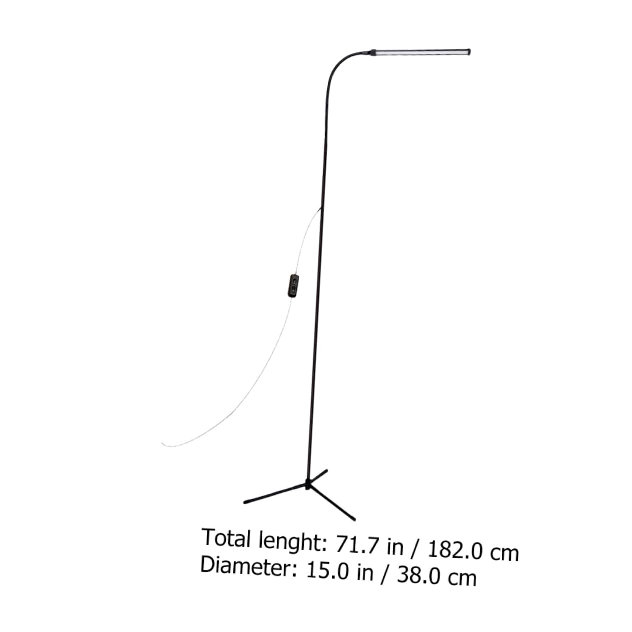 DOITOOL Lampada da Lettura da Scrivania LED con Clip, Dimmerabile, senza Sfarfallio e Luce Antiriflesso, in Alluminio e Ferro, Nera, per Studio e Lettura