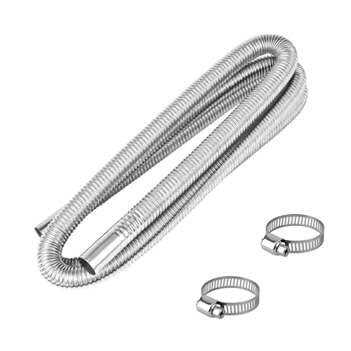 SHMZK 78.7 Inches Stainless Steel Exhaust Hose, 2.5cm/ 1