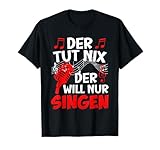 Singen Shirt Musiker Geschenk Sänger Geschenkidee