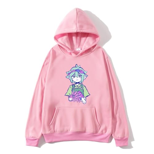 Omori Game Basil Hoodie Sweatshirts Men Women Pullover Hoodies Unisex Harajuku Tracksuit