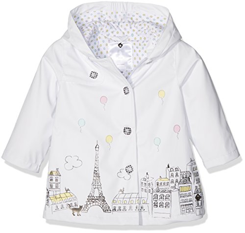  Grain de Blé Veste CIRE Impermeabile, Bianco (Blanc), 3 Anni Bimbo