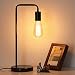 Table Lamp, Vintage Desk Lamp Industrial Nightstand Lamp, Bedside Edison Lamp with Black Marble Base for Living Room, Bedroom, Office, Coffee House