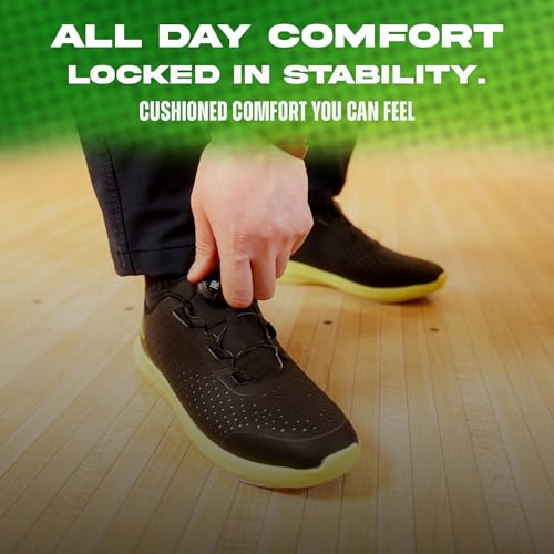 Image of KR Strikeforce Arrow Fast Twist Right Hand Men's Bowling Shoes with #8 Slide Pad on Both Shoes for Right or Left Handed Bowlers