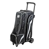 KR Strikeforce Cruiser 4x4 Bowling Ball Roller Bag with Dual 5" Smooth KRuze Urethane Wheels