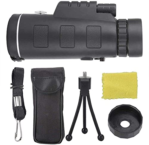 Telescopio monocular de vidrio óptico puro 40X60 con trípode portátil 3