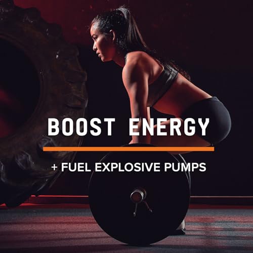 Beyond Raw LIT PreWorkout Powder Supplement For Men and Women, Energy, Focus, Endurance, Pumps, Nitric Oxide Boost, 250mg Caffeine, Creatine, Beta Alanine, Strawberry Lemonade, 30 Servings