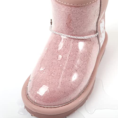 Ozkiz Toddler Girls Boys Winter Fur Lined Snow Ankle Boots4