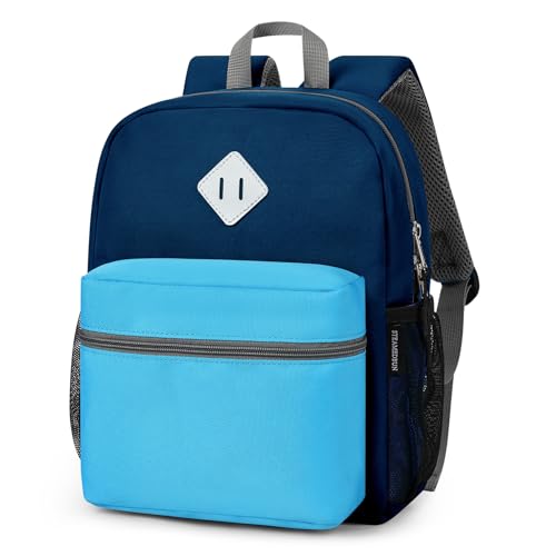 STEAMEDBUN Toddler Backpack Boy 2-4, Kids Backpack Boys, Preschool Daycare Travel Small- 12inch
