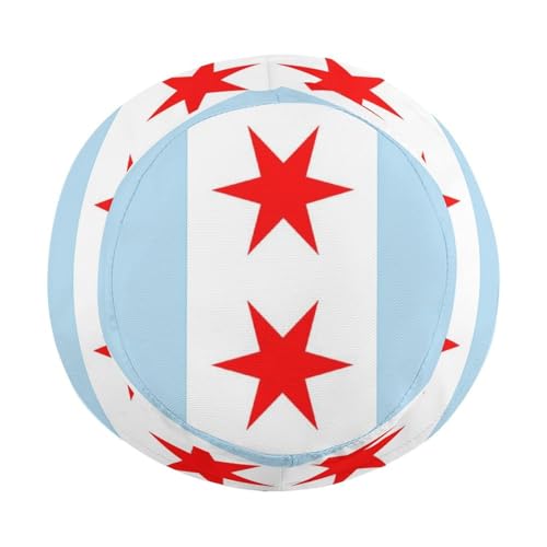 Chicago FlagChildren's Bucket Hat for Boys and Girls, Breathable Summer Beach Hat54cm3