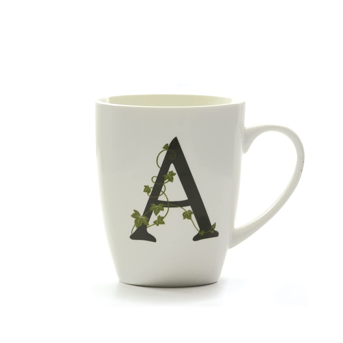 la Porcellana Mug Letter A, White