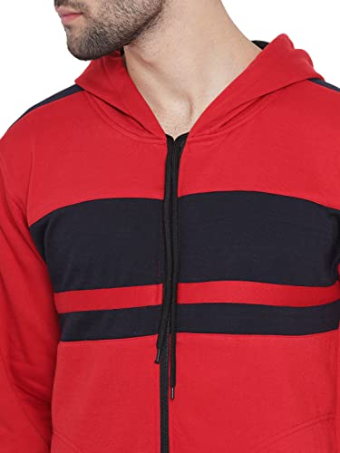 Image of AHHAAAA Cotton Blend Hoodies Sweatshirt for Men 262M