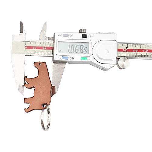 Swatom Bear Aluminum Alloy Beer Bottle Opener Keychain Key Tag Chain Ring Accessories #TOP2