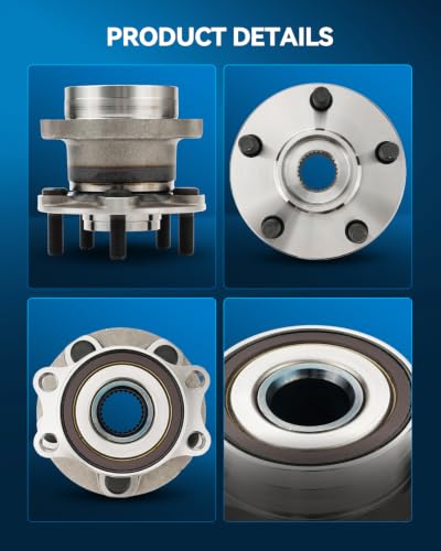 Image of PHILTOP 512518 x2 Rear Wheel Bearing Hub Assembly for Subaru Forester