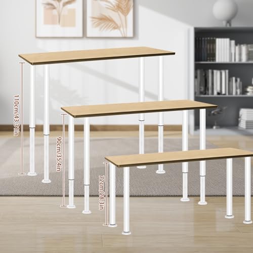 Pied bureau réglable pour espace de travail et café restaurant