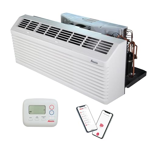 AMANA PTAC 16,400 BTU Air Conditioner with 3.5 KW Heater, White - PTC173K35AXXX - A/C Unit Only