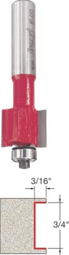 Freud 85-031: 3/16 Depth Inlay Bit with 1/2 shank, 3-5/16 overall length