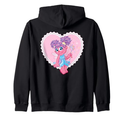 Sesame Street Sweat Capuche Zippé Rose Cœur Saint Valentin